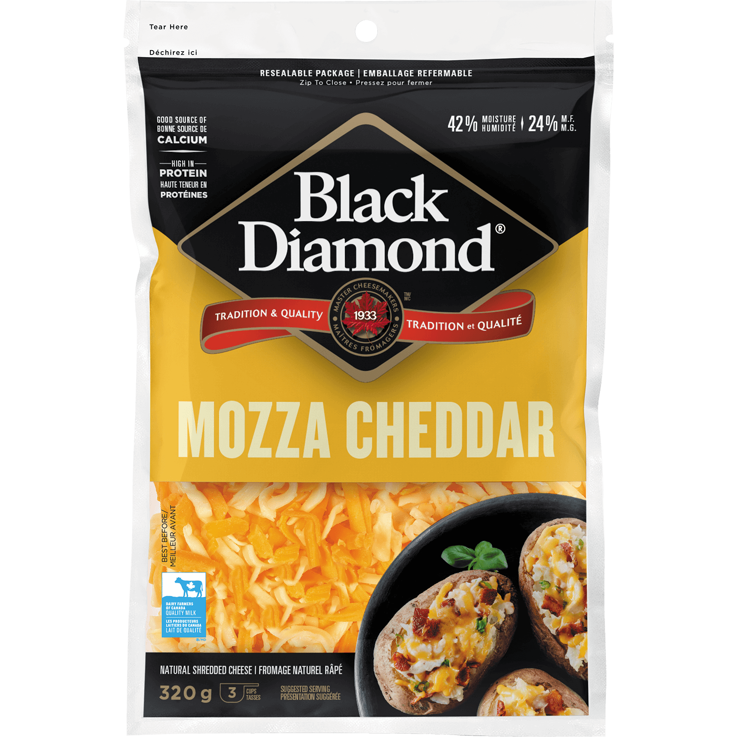 Fromage râpé Mozza Cheddar