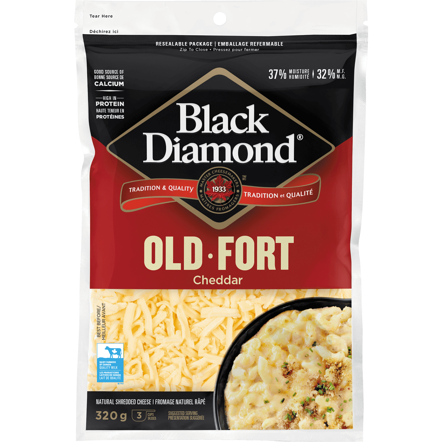 Old White Cheddar Shredded Cheese